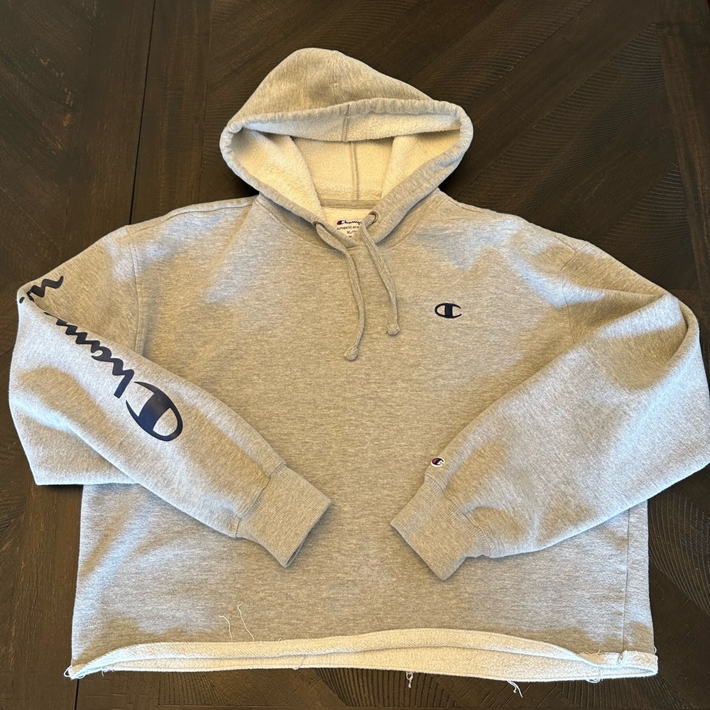 Champion cropped hoodie